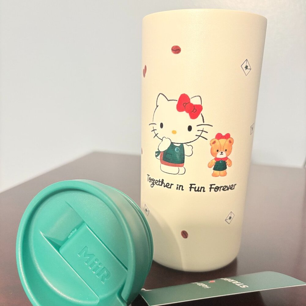 HELLO KITTY STARBUCKS 12 OZ HOT/COLD CUP